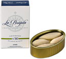 CONSERVAS LA BRÚJULA LB80 SMALL SQUIDS IN OLIVE OIL 6/8 3.8 ONZ