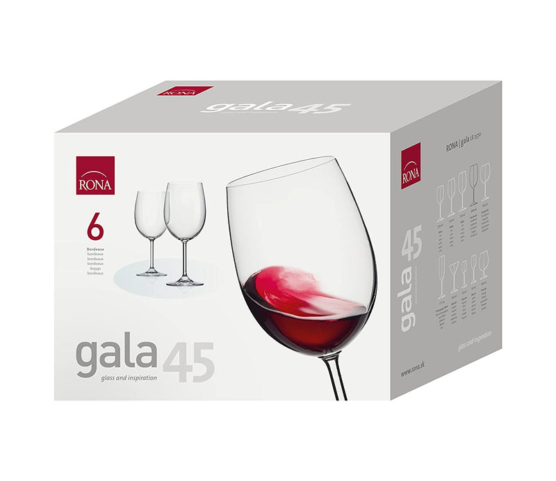 COPA RONAGALA Art. No. 2570 450 Bordeaux15  450ml 16oz H208mm 8¼" D 86mm 3½"" 5"