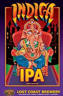 Lost Coast Cerveza Artesanal Indica IPA 12 onz. IPA 6.50% Alc.By Vol.