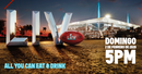 SUPER BOWL 54 PASS - ALL YOU CAN EAT & DRINK GAME PARTY "INCLUYE PROPINA"