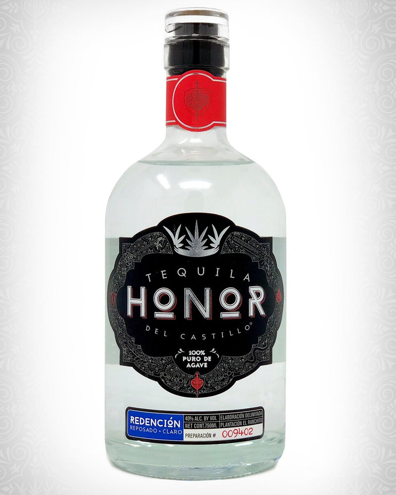 Tequila Honor Del Castillo Redención Reposado Claro750ml.