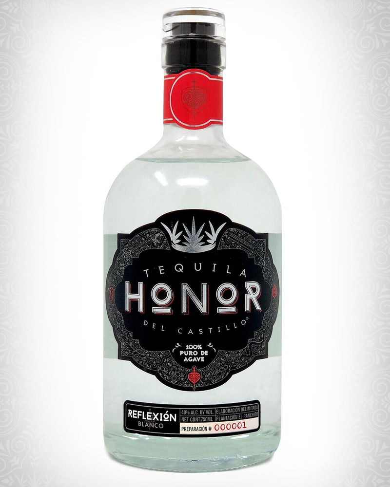 Tequila Honor Del Castillo Reflexión Blanco 750ml.