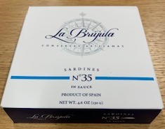 CONSERVAS LA BRÚJULA LB35 SARDINES IN SAUCE 4.6 ONZ.