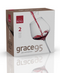 RONA COPA	GRACE	Art. No. 6835 950  Burgundy  950ml 32¼oz  H245mm 9¾" D125mm 5"