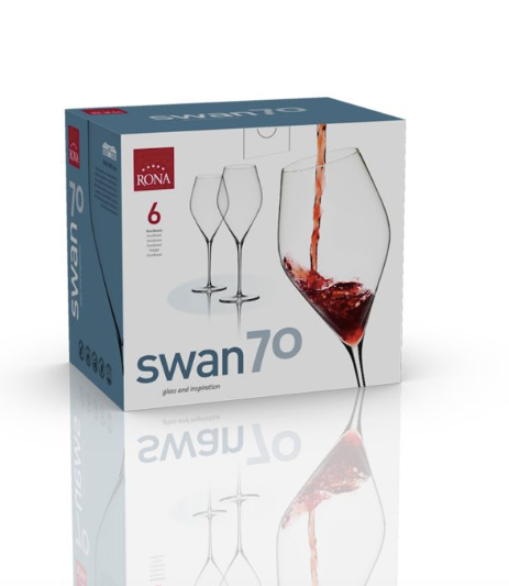 RONA COPA	SWAN Art. No. 6650 700  Bordeaux  700ml 23¾oz  H278mm 11" D101mm 4"