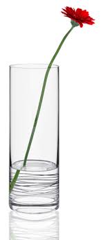 RONA FLORERO AMBIENTE "Art. No. 5031 255  Vase  H 255 mm 10 "" D 96mm 3 ¾ "" 6"